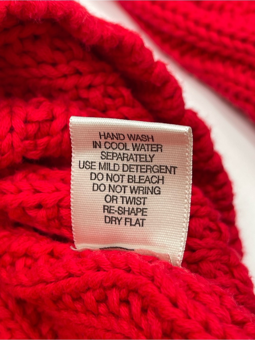 Leo & Nicole Womens XL Red Cable Knit Turtleneck Sweater 100% Cotton Long Sleeve - Picture 8 of 11